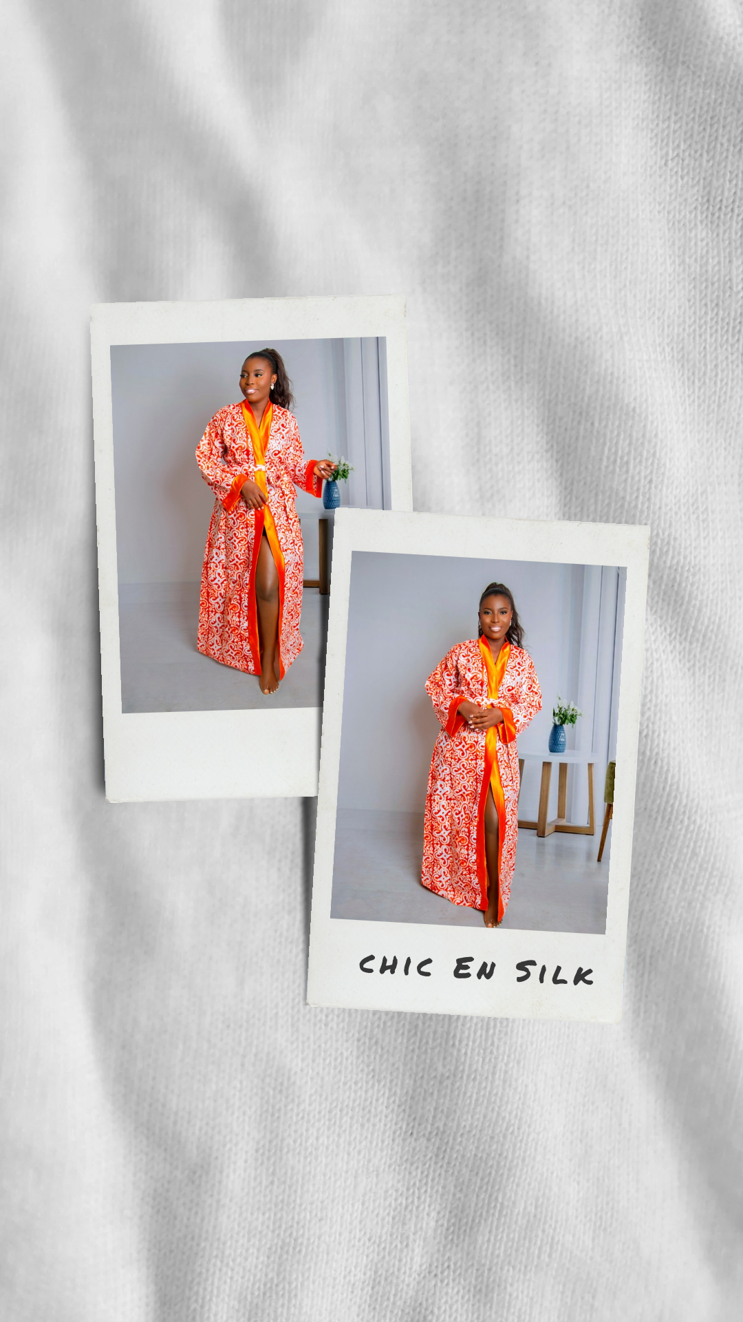 CHIC EN SILK ROBE - LOIS