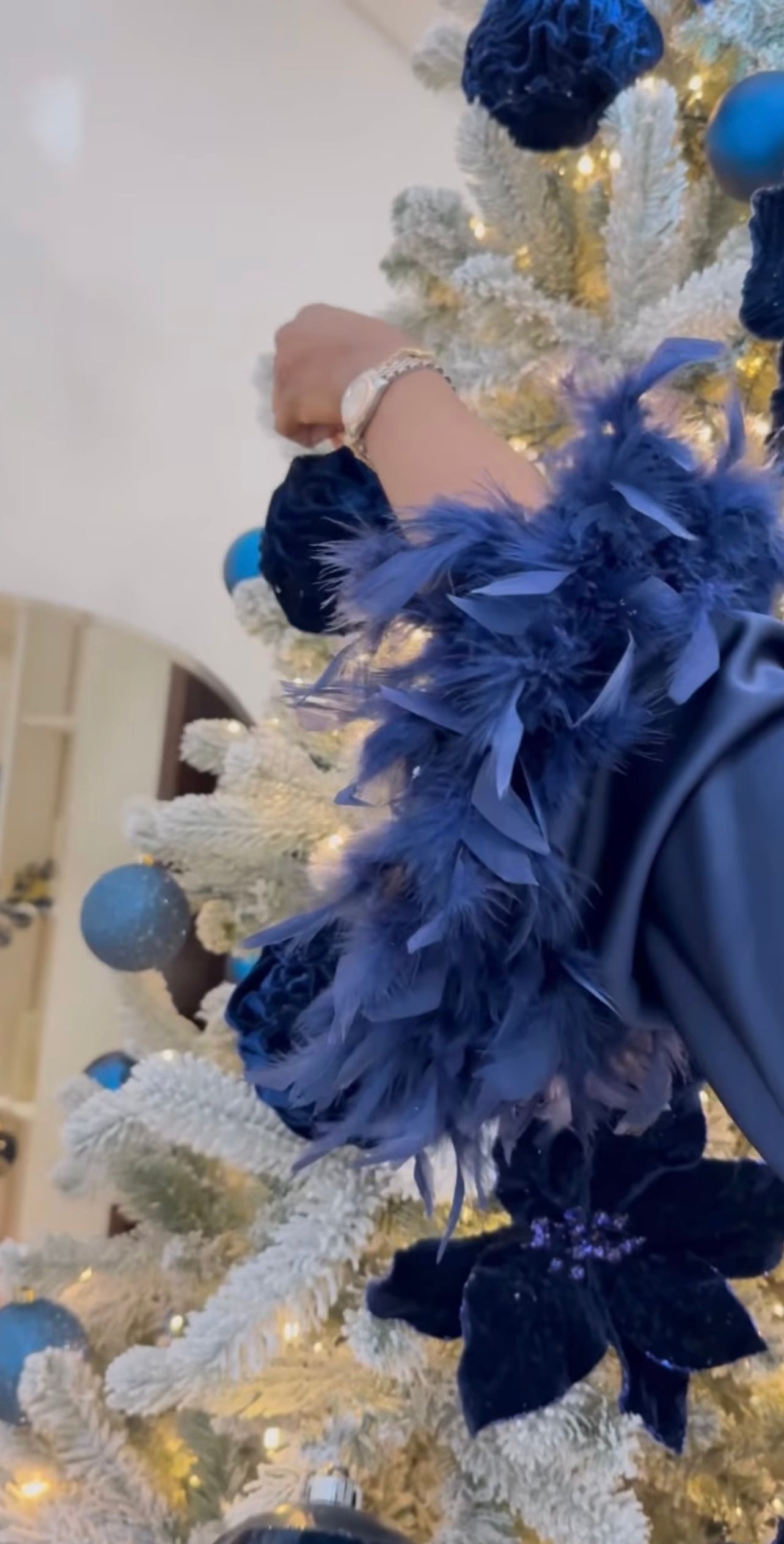 CHIC EN SILK ROBE - Extra Ostrich Feathers ONLY!