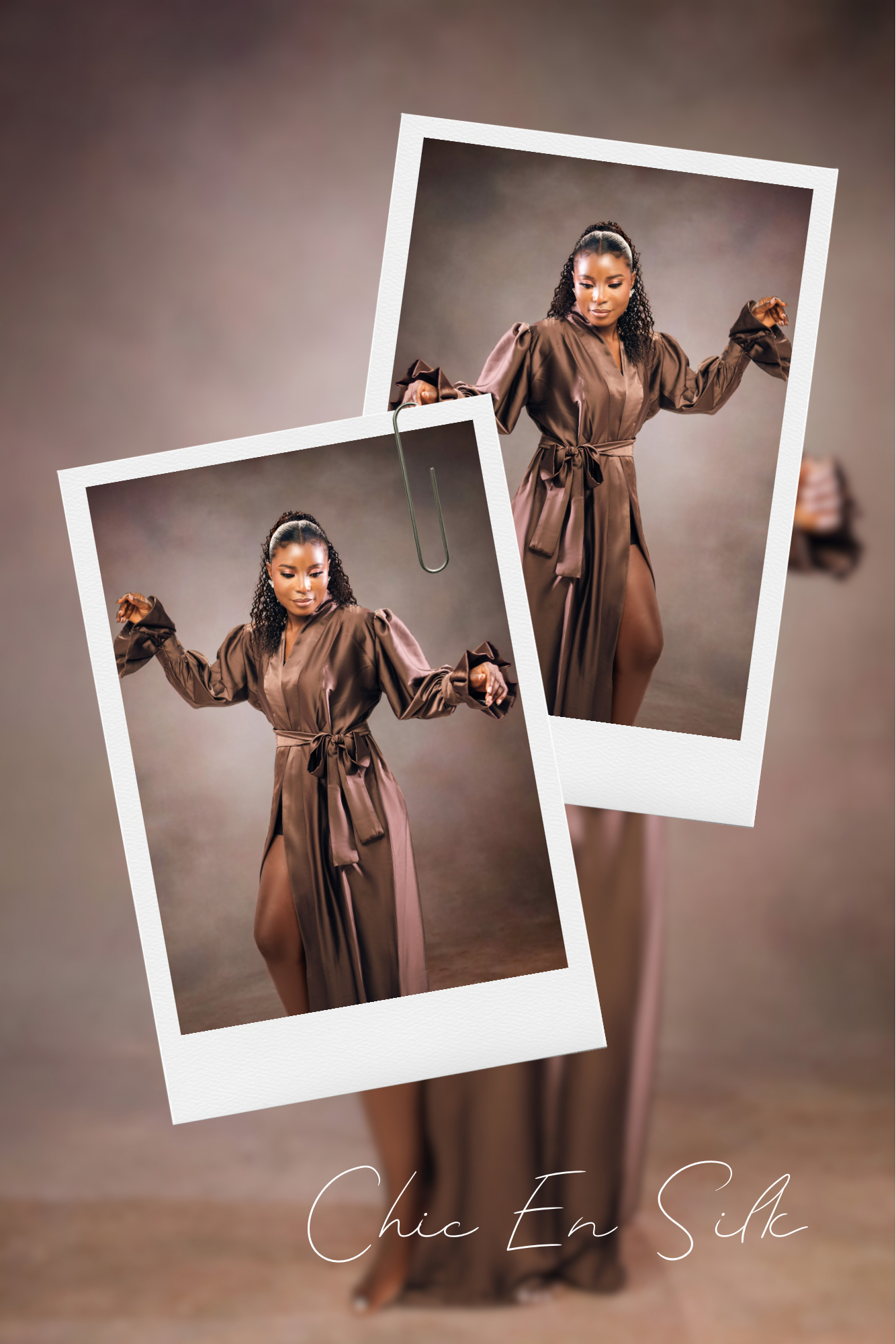 CHIC EN SILK ROBE - Neriah